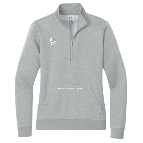 SEEDPG - Nike Ladies Club Fleece Sleeve Swoosh 1/2 Zip