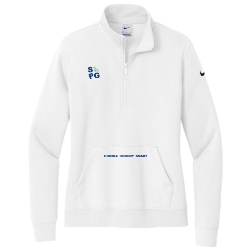 SEEDPG - Nike Ladies Club Fleece Sleeve Swoosh 1/2 Zip