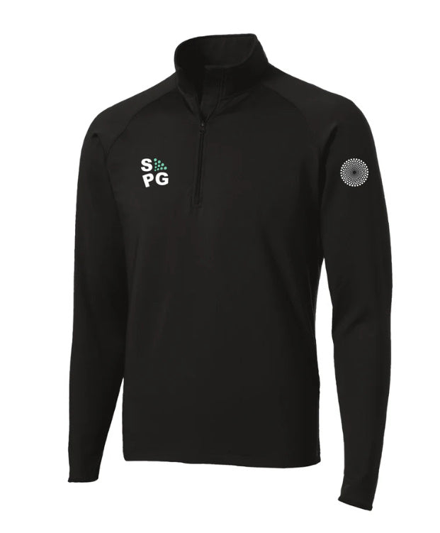 SEEDPG - Sport-Tek Men's Sport-Wick Stretch 1/2-Zip Pullover