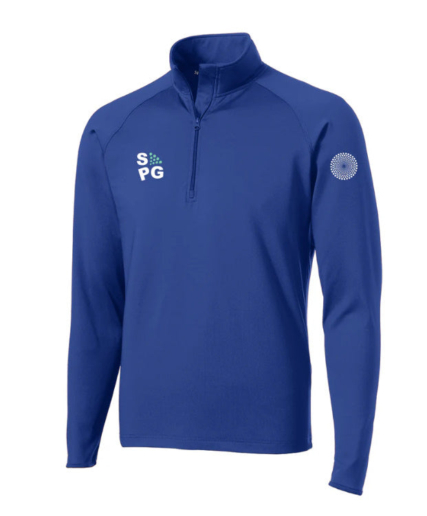 SEEDPG - Sport-Tek Men's Sport-Wick Stretch 1/2-Zip Pullover